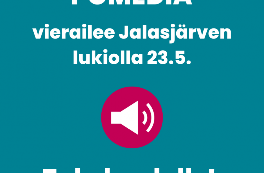 Pomedia Jalasjärvellä 23.5.