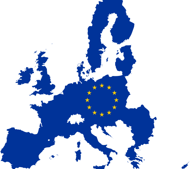 EU:n kartta kuvituskuvana