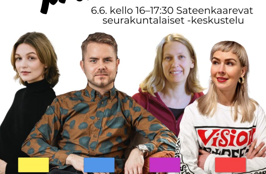 Pomedia juontaa Seinäjoki Priden keskustelutilaisuuden torstaina 6.6. kello 16 – Katso lähetys tästä