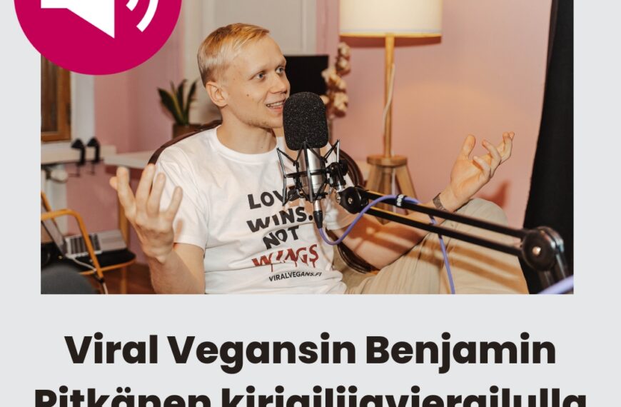 Viral Vegansin Benjamin Pitkänen kirjailijavierailulla Vaasassa