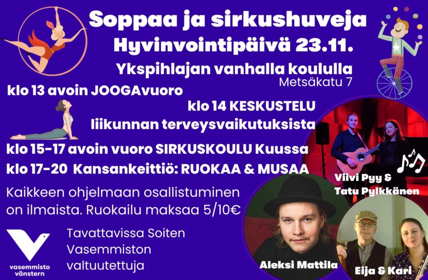 Soppaa ja sirkushuveja -tapahtuma